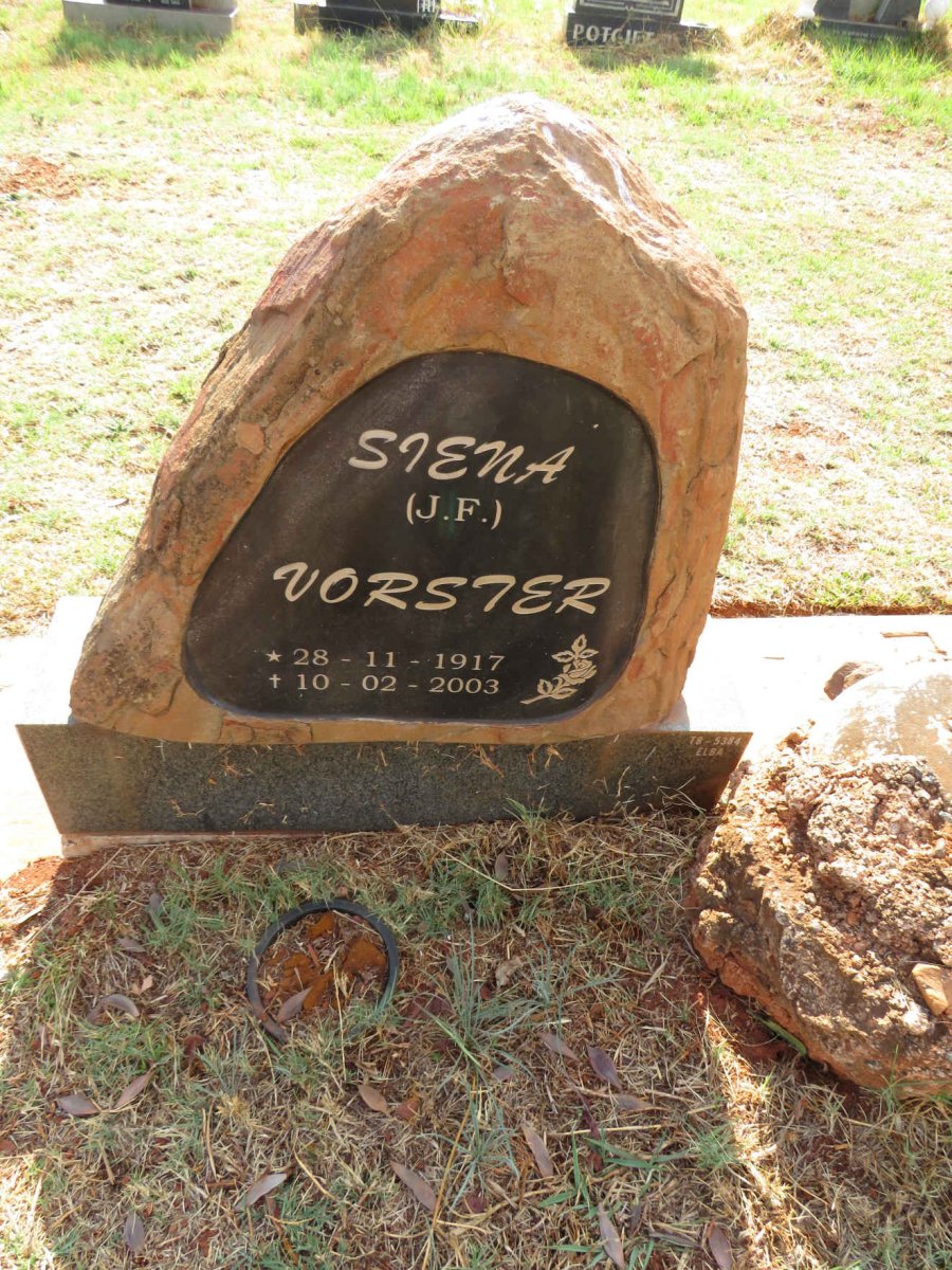 VORSTER J.F.  1917-2003