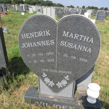 VILJOEN Hendrik Johannes 1950-2018 & Martha Susanna 1956- 