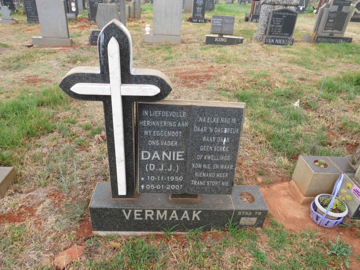 VERMAAK D.J.J. 1950-2001