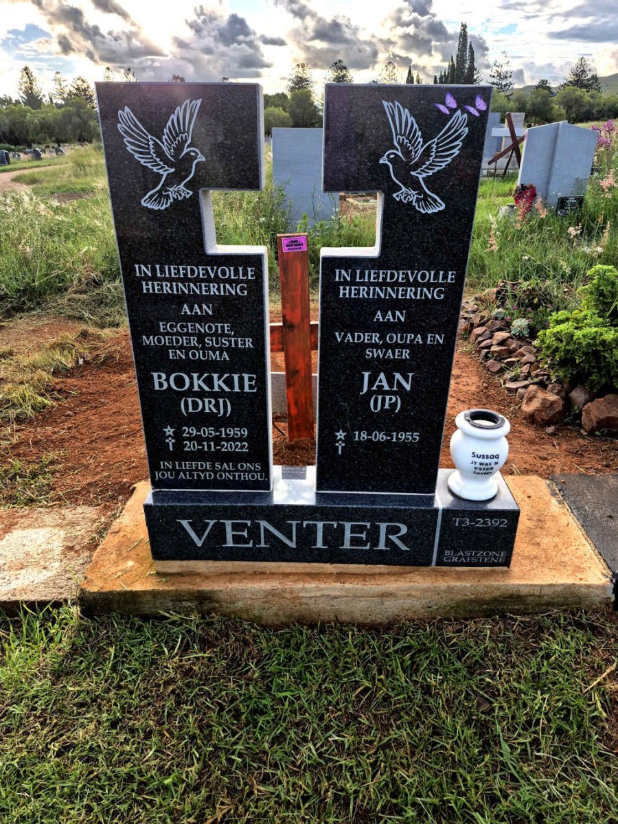 VENTER J.P. 1955- & D.R.J. 1959-2022