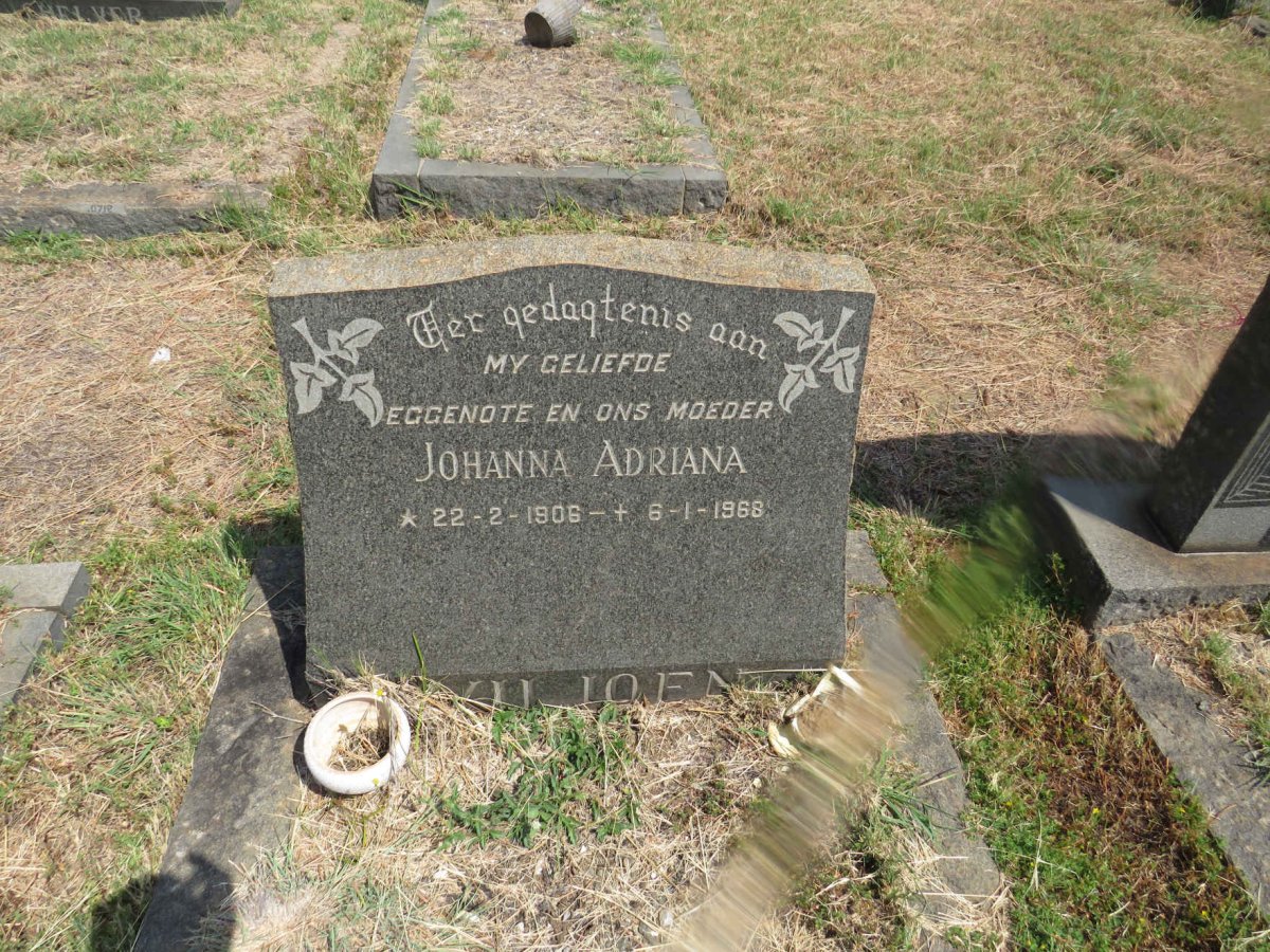 VILJOEN Johanna Adriana 1906-1968