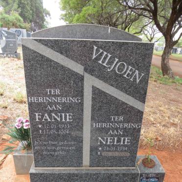 VILJOEN Fanie 1933-2004 & Nelie 1934-2020