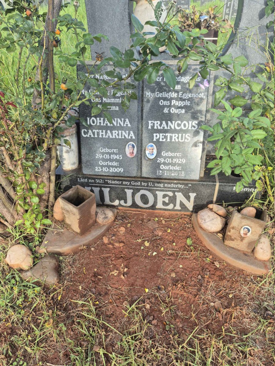 VILJOEN Francois Petrus 1929-2013 & Johanna Catharina 1945-2009