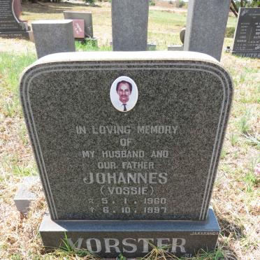VORSTER Johannes 1960-1997 