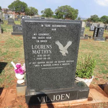 VILJOEN Lourens Matthys 1975-2002