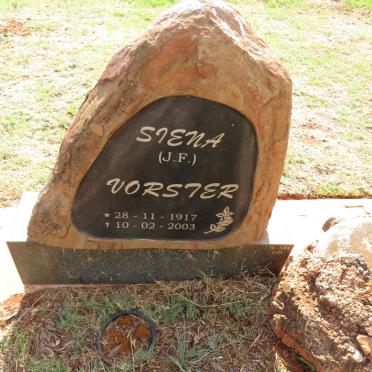 VORSTER J.F.  1917-2003