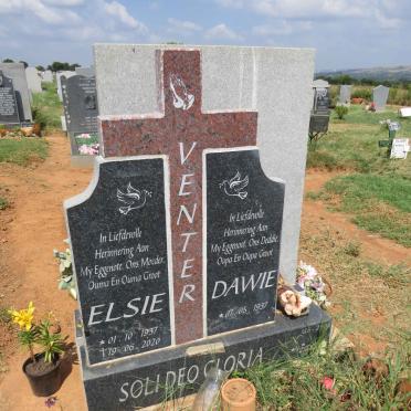 VENTER Dawie 1937- & Elsie 1937-2020