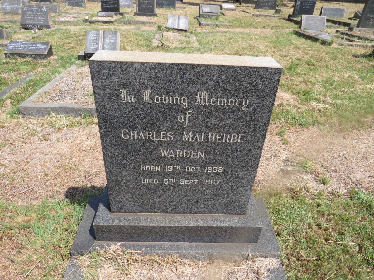 WARDEN Charles Malherbe 1938-1967