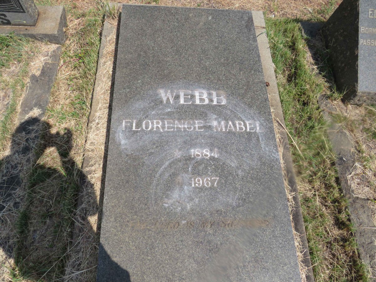 WEBB Florence Mabel 1884-1967