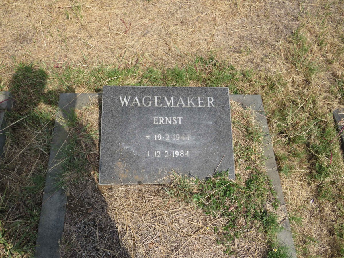 WAGEMAKER Ernst 1944-1984
