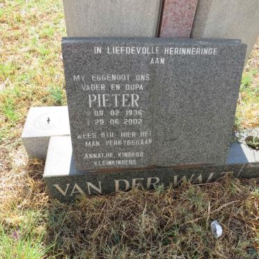 WALT Pieter, van der 1936-2002