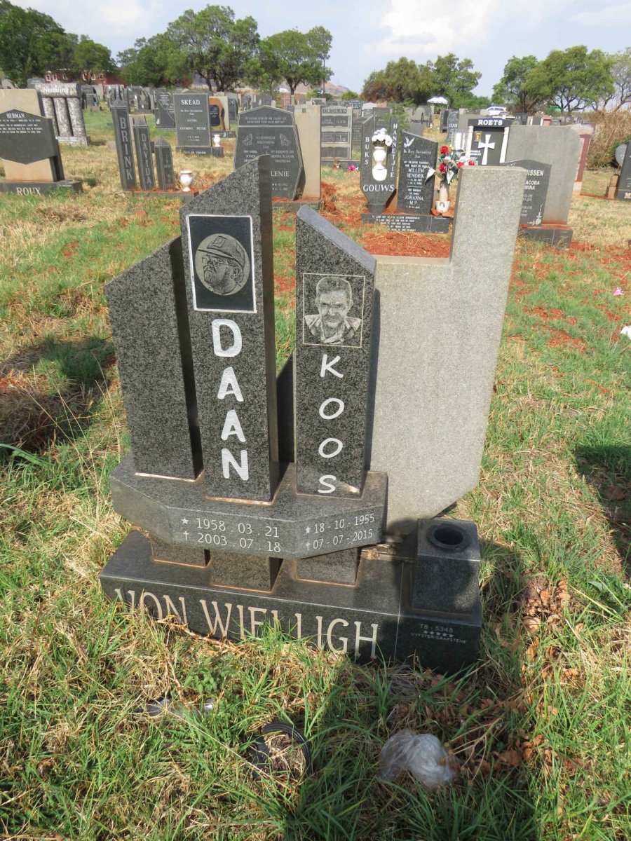 WIELLIGH Koos, von 1955-2015 :: VON WIELLIGH Daan 1958-2003