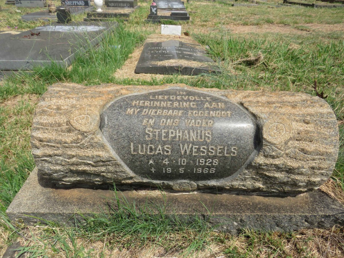 WESSELS Stephanus Lucas 1928-1966