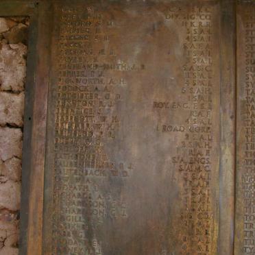 Roll of Honour 1914-1918