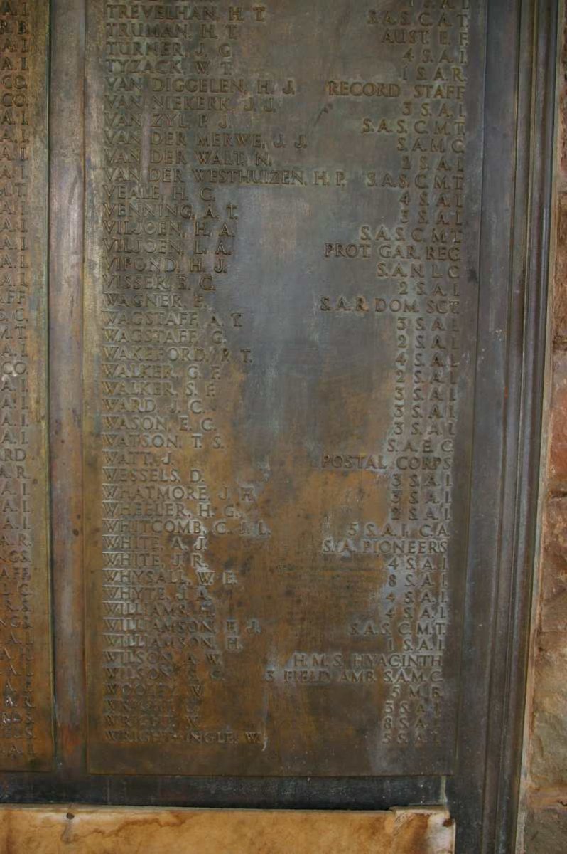 14. Roll of Honour 1914-1918 - 2nd plaque