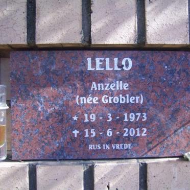LELLO Anzelle nee GROBLER 1973-2012