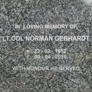 GEBHARDT Norman 1952-2011