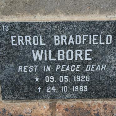 WILBORE Errol Bradfield 1928-1989