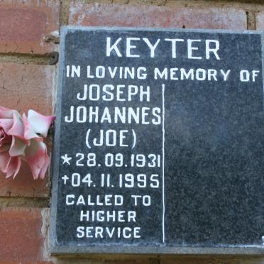 KEYTER Joseph Johannes 1931-1995