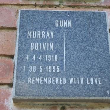 GUNN Murray Boivin 1918-1995