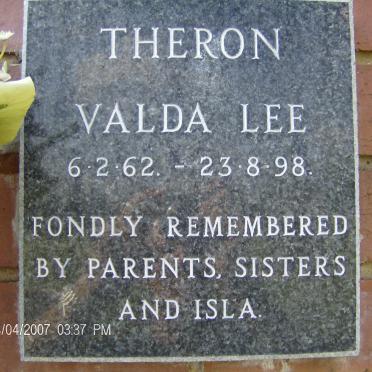THERON Valda Lee 1962-1998