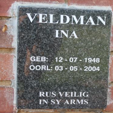 VELDMAN Ina 1948-2004