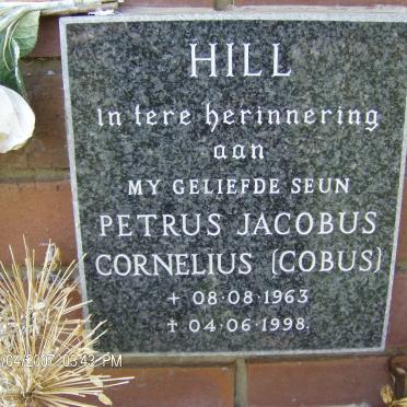 HILL Petrus Jacobus Cornelius 1963-1998