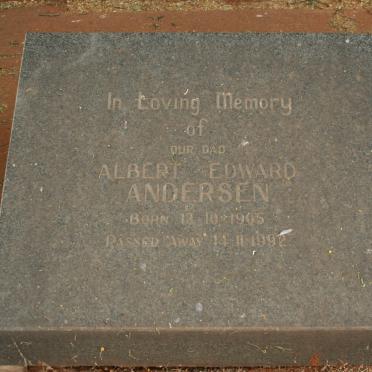ANDERSEN Albert Edward 1905-1992