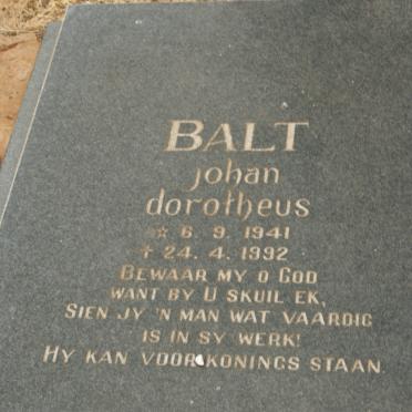 BALT Johan Dorotheus 1941-1992