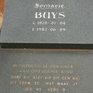 BUYS Somarie 1970-1987