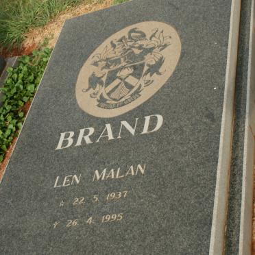 BRAND Len Malan 1937-1995