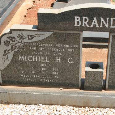 BRAND Michiel H.G. 1907-1981