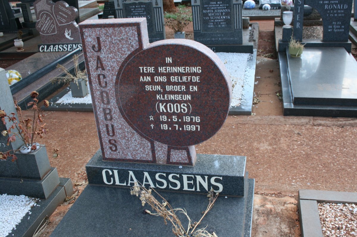CLAASSENS Jacobus 1976-1997