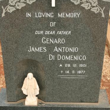 DOMENICO Genaro James Antonio, di 1901-1977