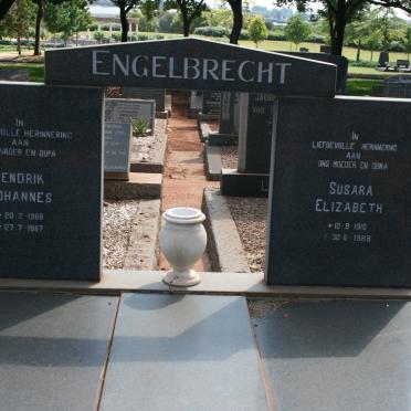 ENGELBRECHT Hendrik Johannes 1908-1987 &amp; Susara Elizabeth 1910-1988