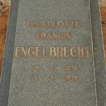 ENGELBRECHT Charlotte Francis 1979-1979
