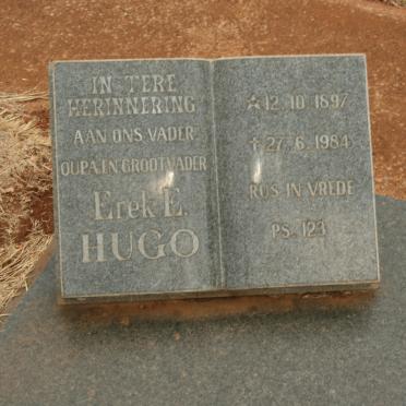 HUGO Erek E. 1897-1984