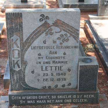 KOK Lettie 1940-1979