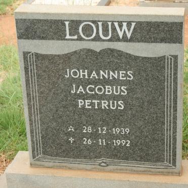 LOUW Johannes Jacobus Petrus 1939-1992