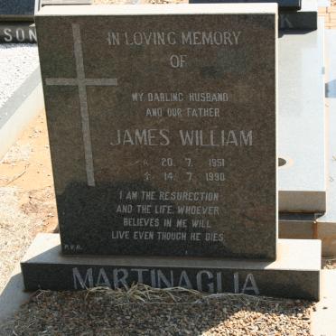 MARTINAGLIA James William 1951-1990