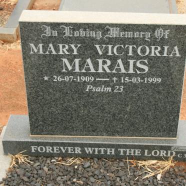 MARAIS Mary Victoria 1909-1999