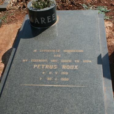 MAREE Petrus Roux 1919-1990