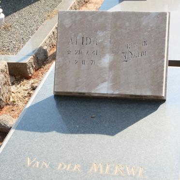 MERWE Alida, van der 1941-1971