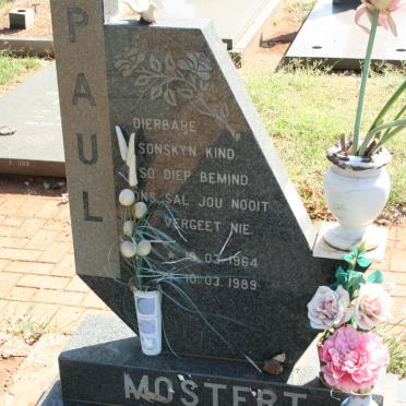MOSTERT Paul 1964-1989