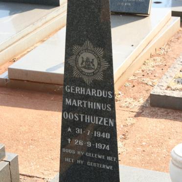OOSTHUIZEN Gerhardus Marthinus 1940-1974