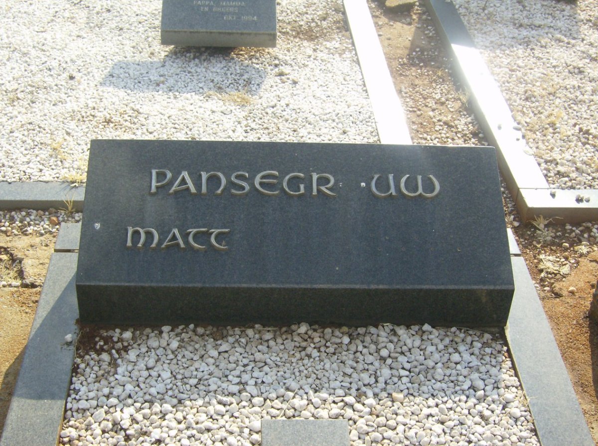 PANSEGROUW Matt