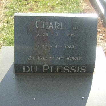PLESSIS Charl J., du 1915-1983