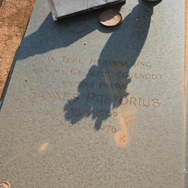 PRETORIUS Hannes 1909-1976