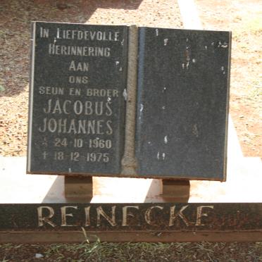 REINECKE Jacobus Johannes 1960-1975