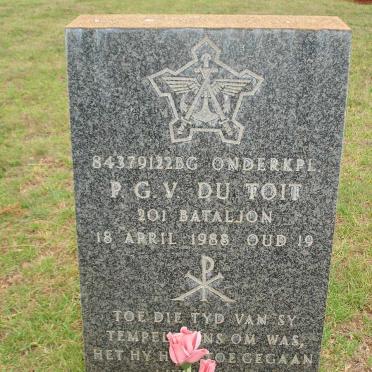 TOIT P.G.V., du -1988